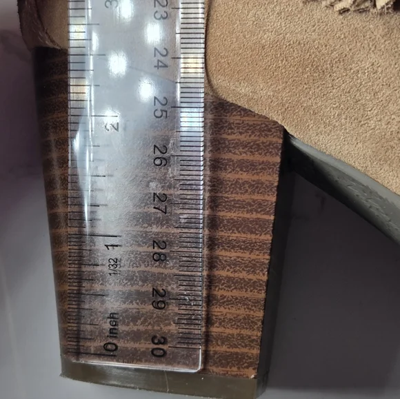 Suede Ankle Booties in Taupe - Women - Picture 9 of 9